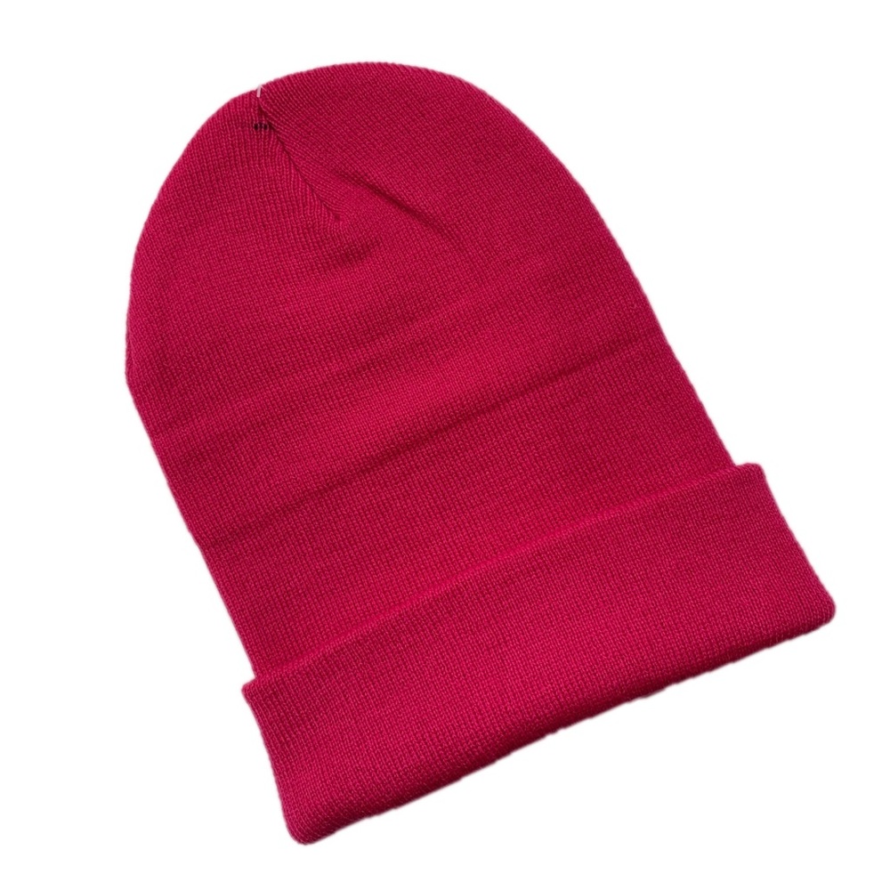 Pop of Color Knit Beanie - Pink